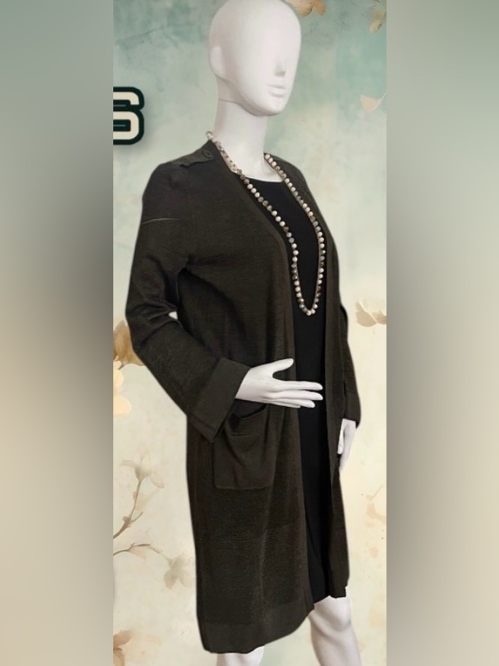 Chico's Mix Stitch Cardigan Ambered Olive (Chico's)Size 0- Size US Small/4